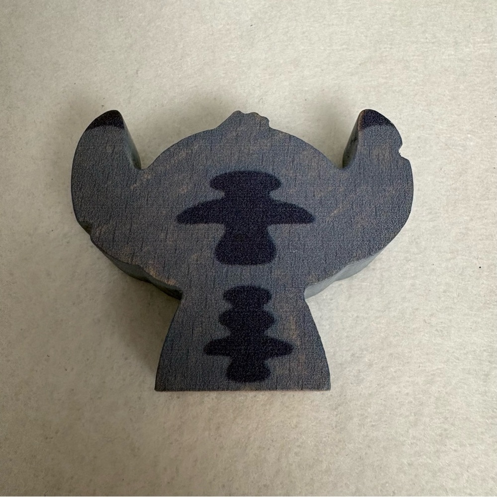 STITCH KIDEA Japan Small Wooden Figure Toy - Picture 7 of 9